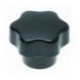 MANOPOLA NERA Diam. 25 mm PASSO M5