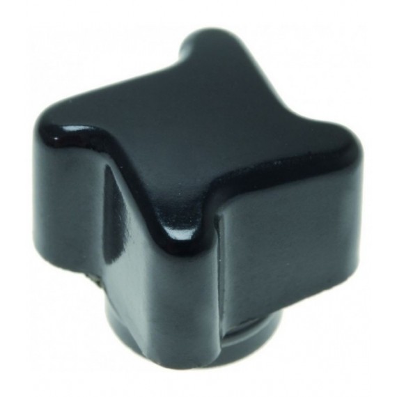 MANOPOLA NERA Diam. 28 mm PASSO M6
