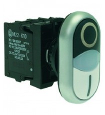 PULSANTIERA O-I BIANCO-NERA 15A 500V