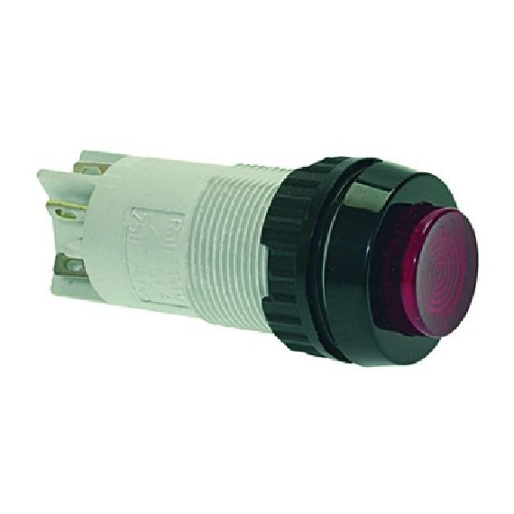 PULSANTE BIPOLARE ROSSO 2A 250V