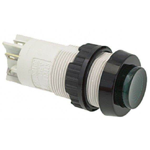 PULSANTE BIPOLARE VERDE 2A 250V
