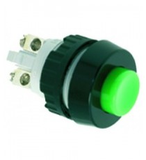 PULSANTE UNIPOLARE VERDE 0,7A 250V