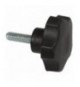 MANOPOLA NERA Diam. 40 mm PASSO M8