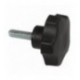 MANOPOLA NERA Diam. 40 mm PASSO M8