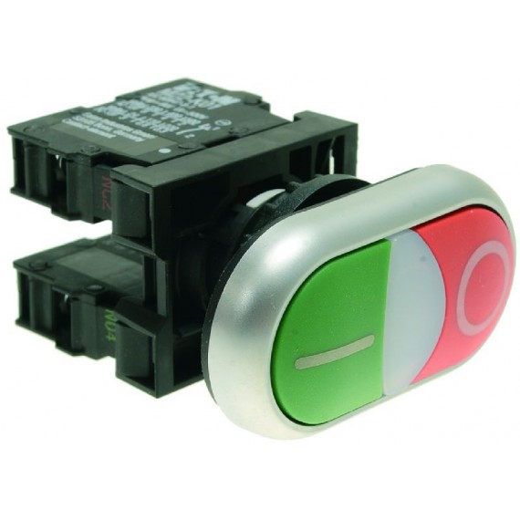 PULSANTIERA O-I VERDE-ROSSA 15A 500V