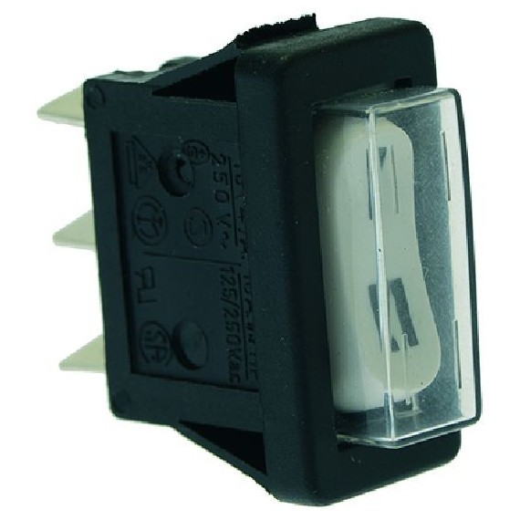 DEVIATORE UNIPOLARE BIANCO 16A 250V
