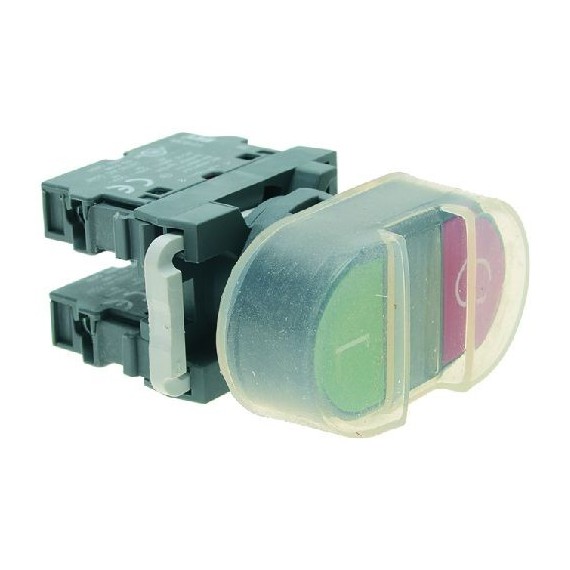 PULSANTIERA O-I VERDE-ROSSA 6A 250V ABB