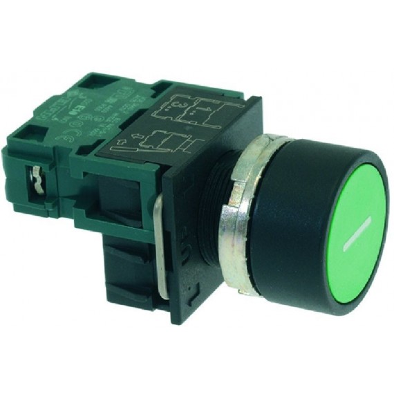 PULSANTE VERDE MARCIA 10A 600V ELFIN