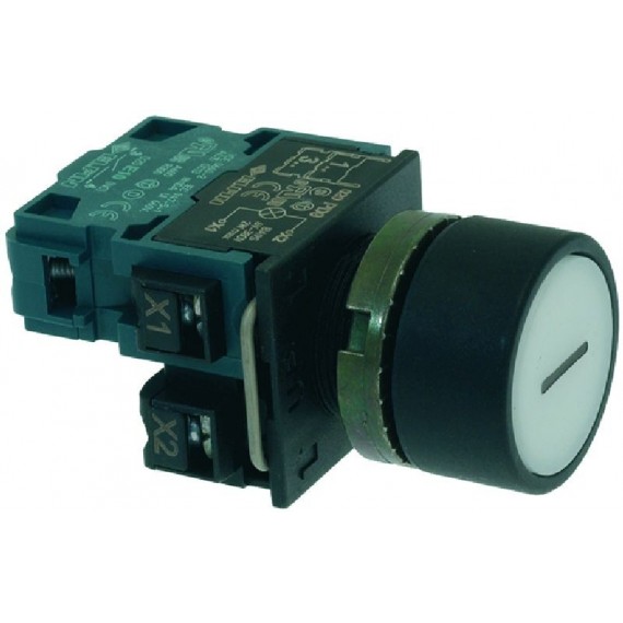 PULSANTE BIANCO MARCIA 10A 600V ELFIN
