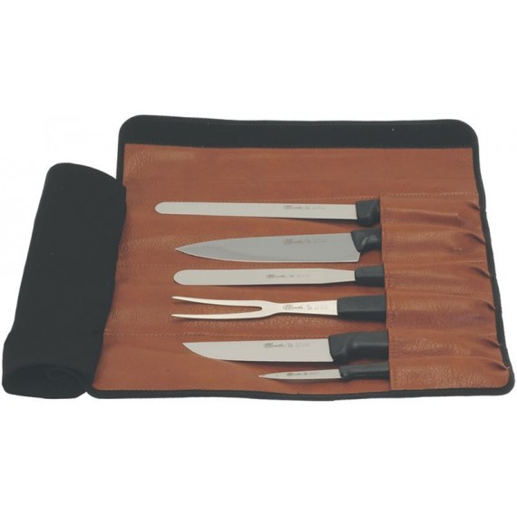 ASTUCCIO PORTACOLTELLI COMPLETO