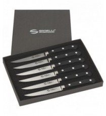 SET 6 COLTELLI COSTATA DENTATI