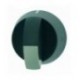 MANOPOLA NERA Diam. 55 mm