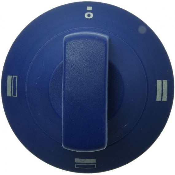 MANOPOLA BLU Diam. 60 mm SERIGRAFATA