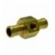 RACCORDO PORTAGOMMA A T IN OTTONE