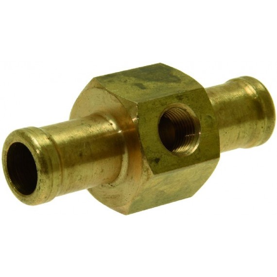 RACCORDO PORTAGOMMA A T IN OTTONE