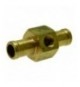 RACCORDO PORTAGOMMA A T IN OTTONE