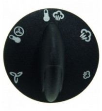 MANOPOLA NERA Diam. 46 mm SERIGRAFATA