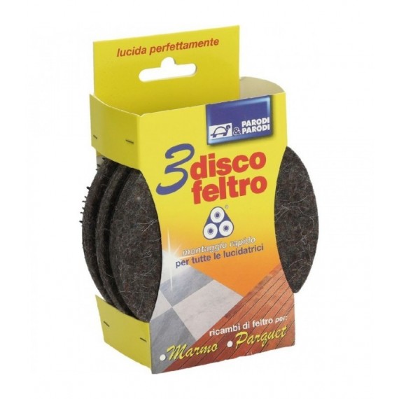 DISCO FELTRO 112 3PZ PER LUCIDATRICE