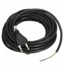 CORDONE X LUCIDATRICE 7mt 2x0,75 mm NERO