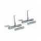 KIT 2 CERNIERE DX-SX CON PORTARULLINO