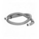 TUBO FLEX 1750 mm CON RACCORDO GRIGIO