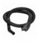 TUBO FLEX 2000 mm COMPLETO NERO