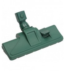 SPAZZOLA COMBINATA CON RUOTE VERDE