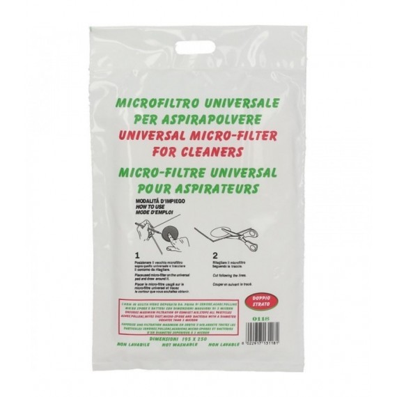 FILTRO ARIA ASPIRAPOLVERE 195X250mm