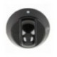 MANOPOLA TIPO ARISTON NERA Diam. 34 mm