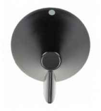 MANOPOLA TIPO REX ZANUSSI NERA Diam. 38 mm