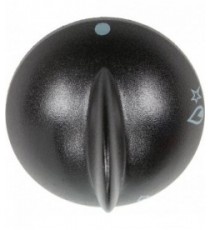 MANOPOLA TIPO ZANUSI NERA Diam. 40 mm
