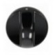 MANOPOLA TIPO SAMET NERA Diam. 38 mm