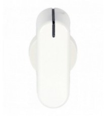 MANOPOLA TIPO SMALVIC BIANCA 44x23 mm