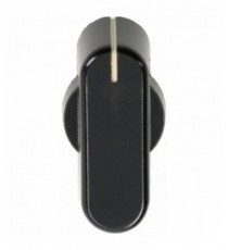 MANOPOLA TIPO SMALVIC NERA 44x23 mm