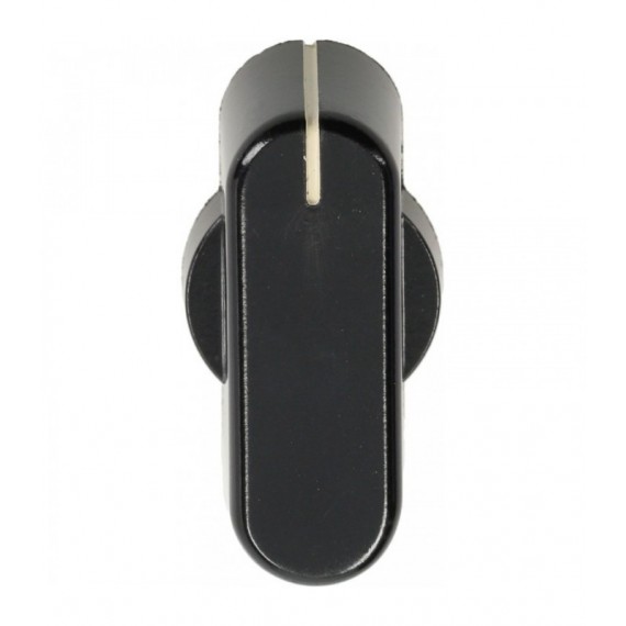 MANOPOLA TIPO SMALVIC NERA 44x23 mm