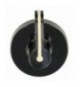 MANOPOLA TIPO SMEG NERA Diam. 30 mm