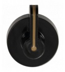 MANOPOLA TIPO SMEG NERA Diam. 27 mm
