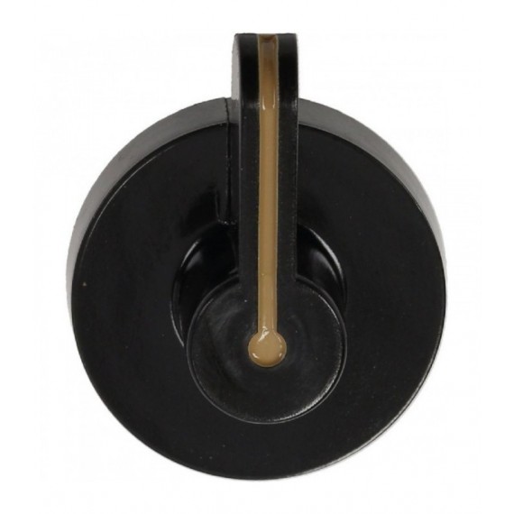 MANOPOLA TIPO SMEG NERA Diam. 27 mm