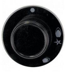MANOPOLA TIPO STAR NERA Diam. 48 mm