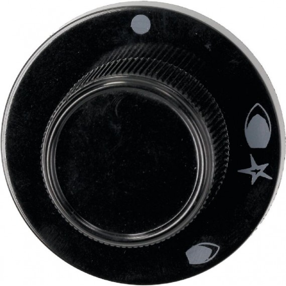 MANOPOLA TIPO STAR NERA Diam. 48 mm