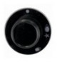 MANOPOLA TIPO STAR NERA Diam. 48 mm