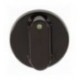 MANOPOLA TIPO STAR NERA Diam. 38 mm