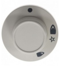 MANOPOLA TIPO STAR BIANCA Diam. 48 mm