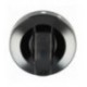 MANOPOLA INDUSTRIALE NERA Diam. 62 mm