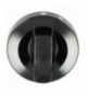MANOPOLA INDUSTRIALE NERA Diam. 62 mm