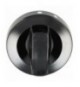 MANOPOLA INDUSTRIALE NERA Diam. 62 mm