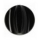 MANOPOLA NERA MICROONDE FAGOR Diam. 40 mm