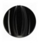 MANOPOLA NERA MICROONDE FAGOR Diam. 40 mm