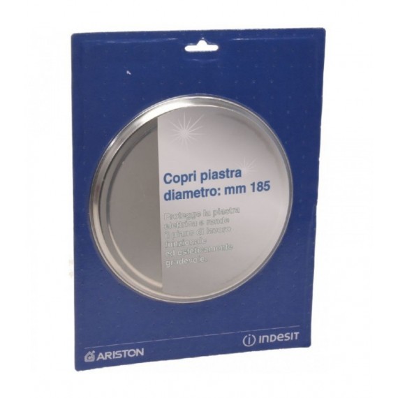 COPRIPIASTRA INDESIT INOX Diam. 185 mm