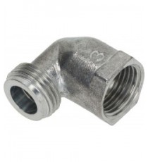RACCORDO A GOMITO ALLUMINIO 1/2 M/F